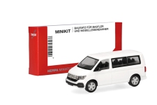 Herpa 014250 - H0 - VW T6.1 Bus - weiß - Bausatz